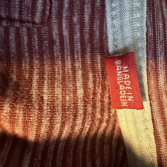 Bruno Milano Super Soft Pullover Henley Shirt Long Sleeve Merlot Men’s L - Picture 5 of 9